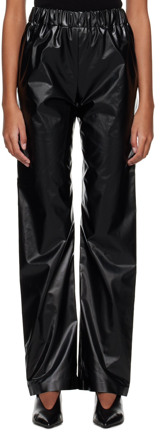 KASSL Editions Black Oil Trousers