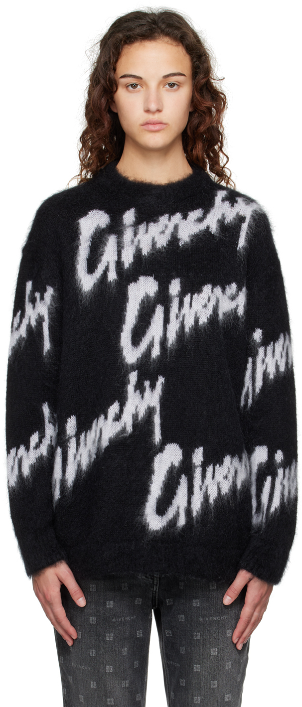 Givenchy Signature Sweater In Black White