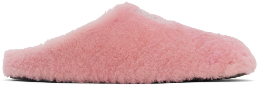 Givenchy Pink 4g Flat Slippers In 670 Bright Pink