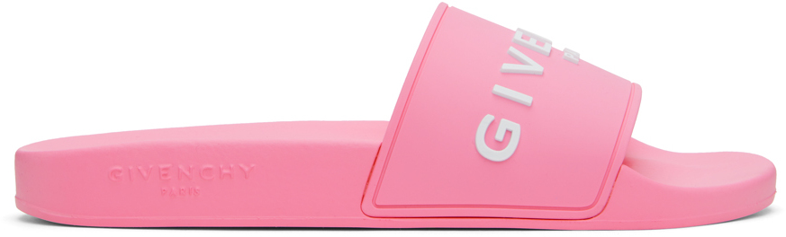 Givenchy Pink Paris Slides