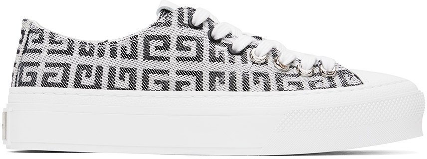 GIVENCHY BLACK & WHITE 4G CITY trainers
