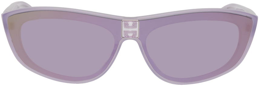 Purple Shield Sunglasses