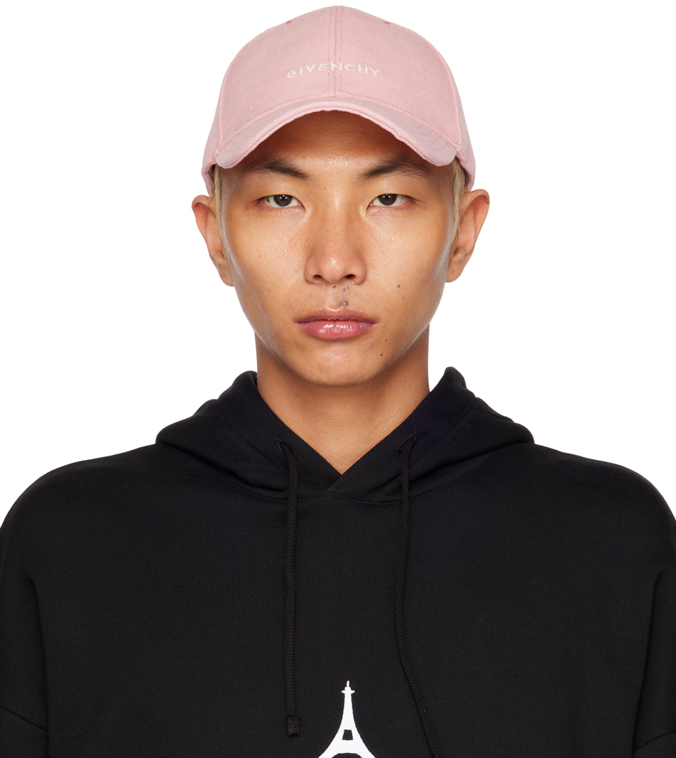 GIVENCHY PINK EMBROIDERED CAP