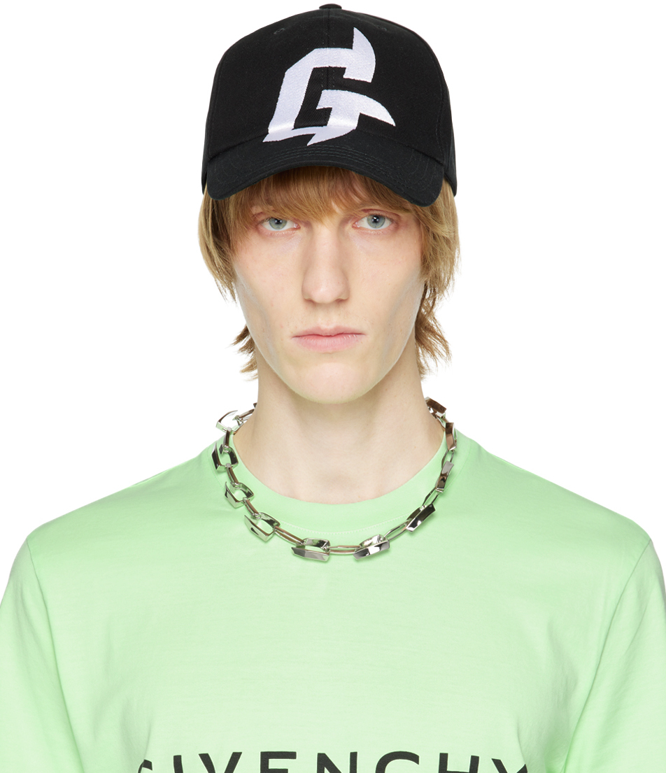 Givenchy 4g Embroidered Baseball Cap In Black