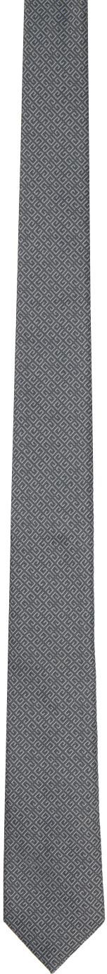 Givenchy Grey 4g Tie In Grey