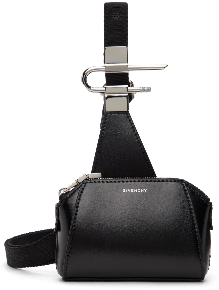 Givenchy Small Antigona Crossbody Bag In Black