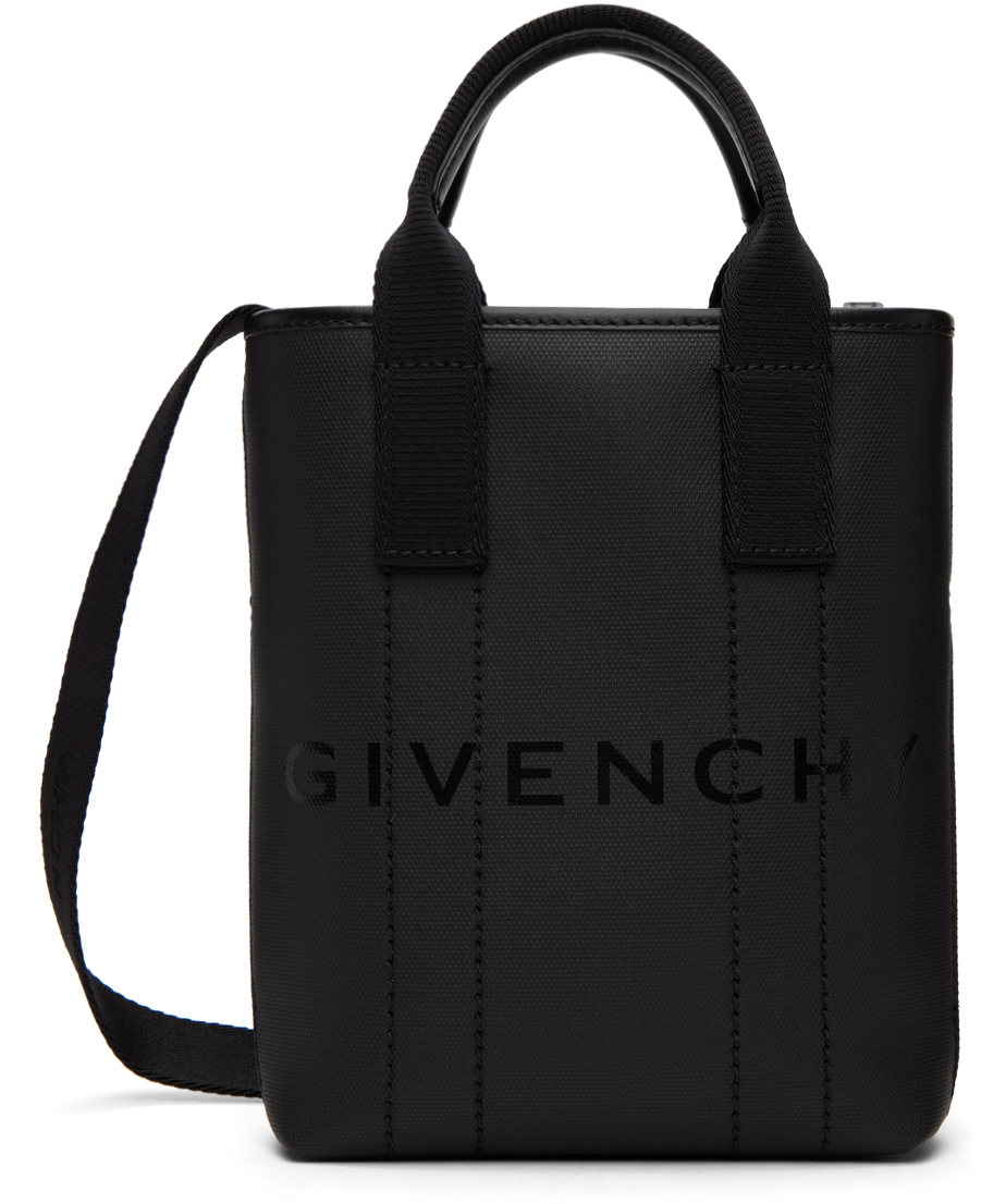G-essentials Small Canvas Tote Bag In 001-black
