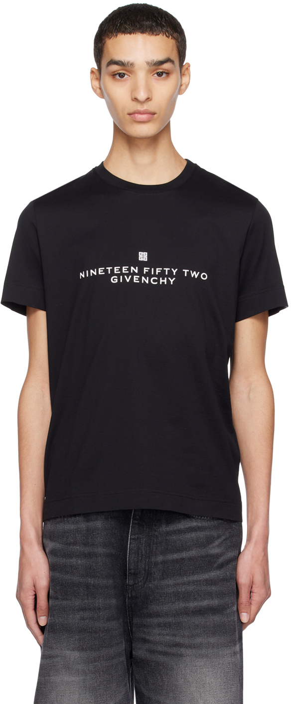 Givenchy: Black 1952 T-Shirt | SSENSE