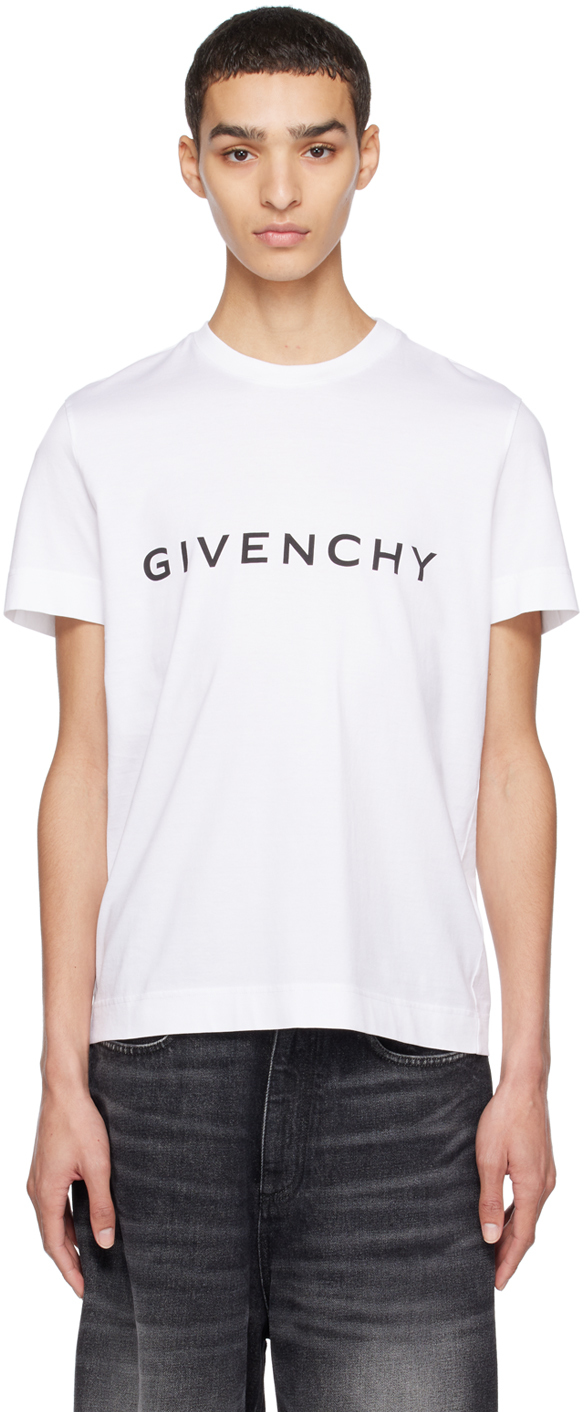 Givenchy White Archetype T-Shirt