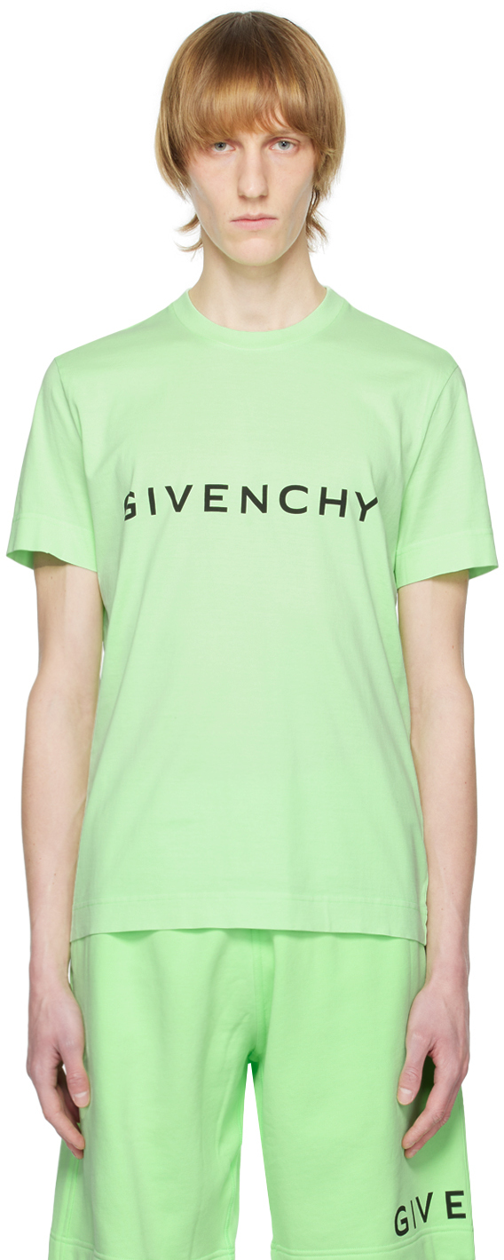 GIVENCHY GREEN ARCHETYPE T-SHIRT