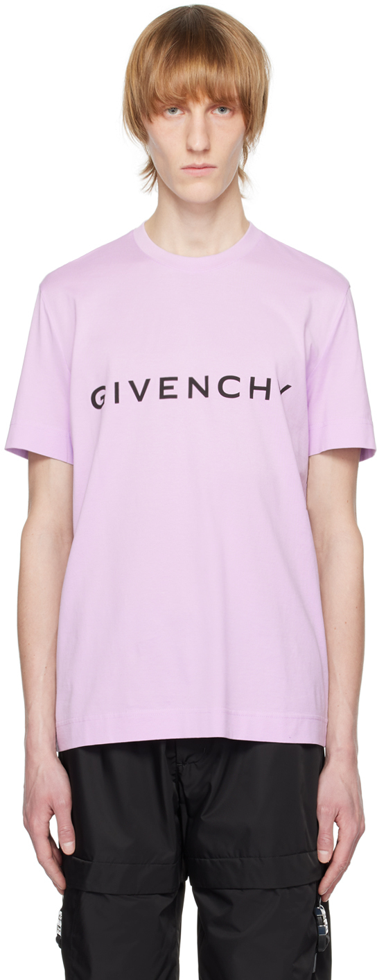 Givenchy: Purple Archetype T-Shirt | SSENSE UK