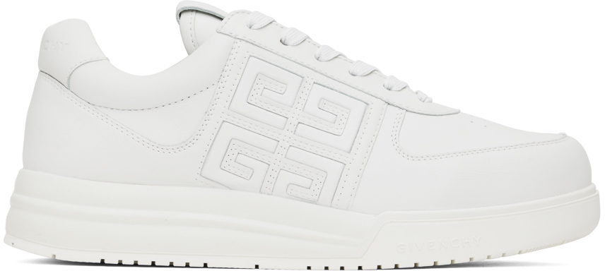 White 4G Sneakers