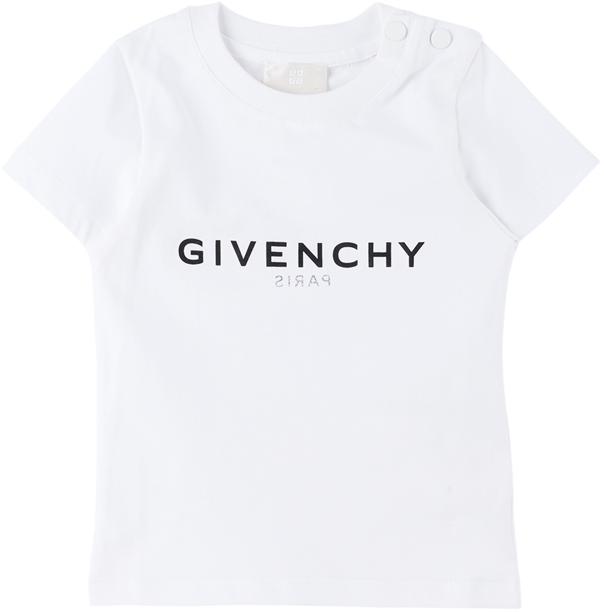 Givenchy Kids' Baby White Printed T-shirt