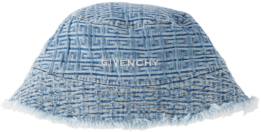 Givenchy Baby Blue Monogram Bucket Hat In Z06 Stone