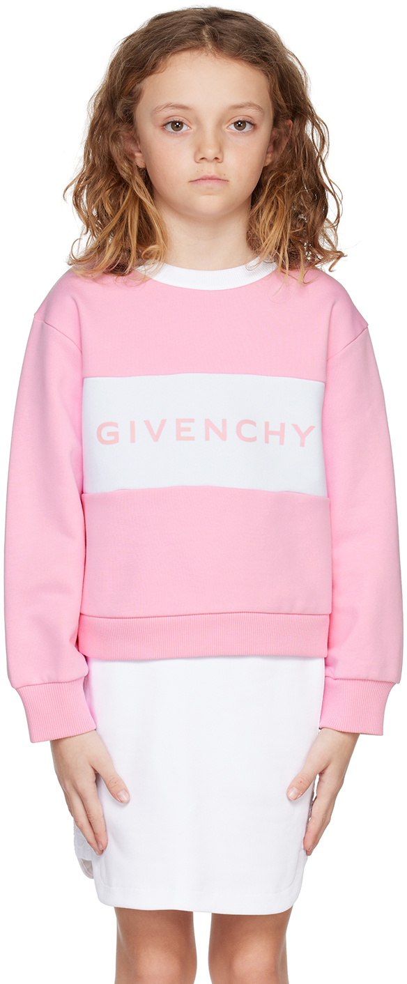 Givenchy Logo-print Sweatshirt In Pink