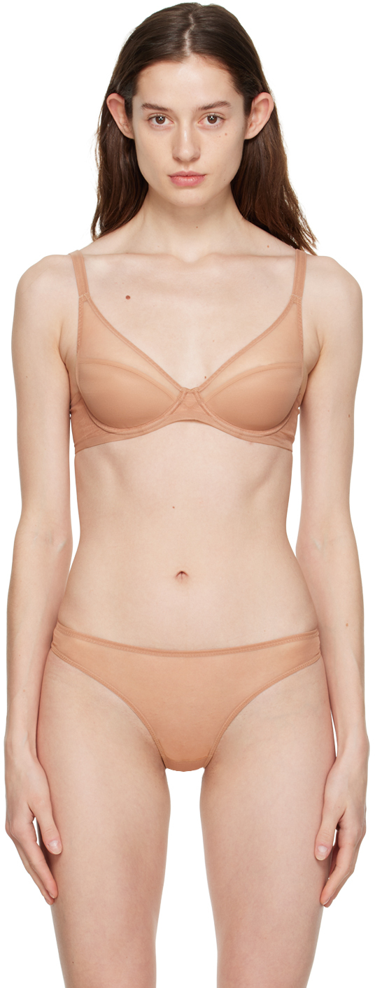 Agent Provocateur Tan Lucky Padded Bra