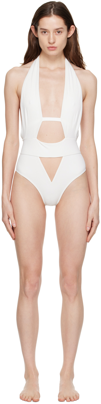 Agent Provocateur White Anja One-piece In 100 White