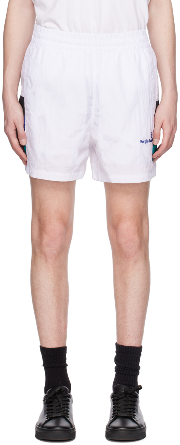 Sergio Tacchini White Macao Shorts