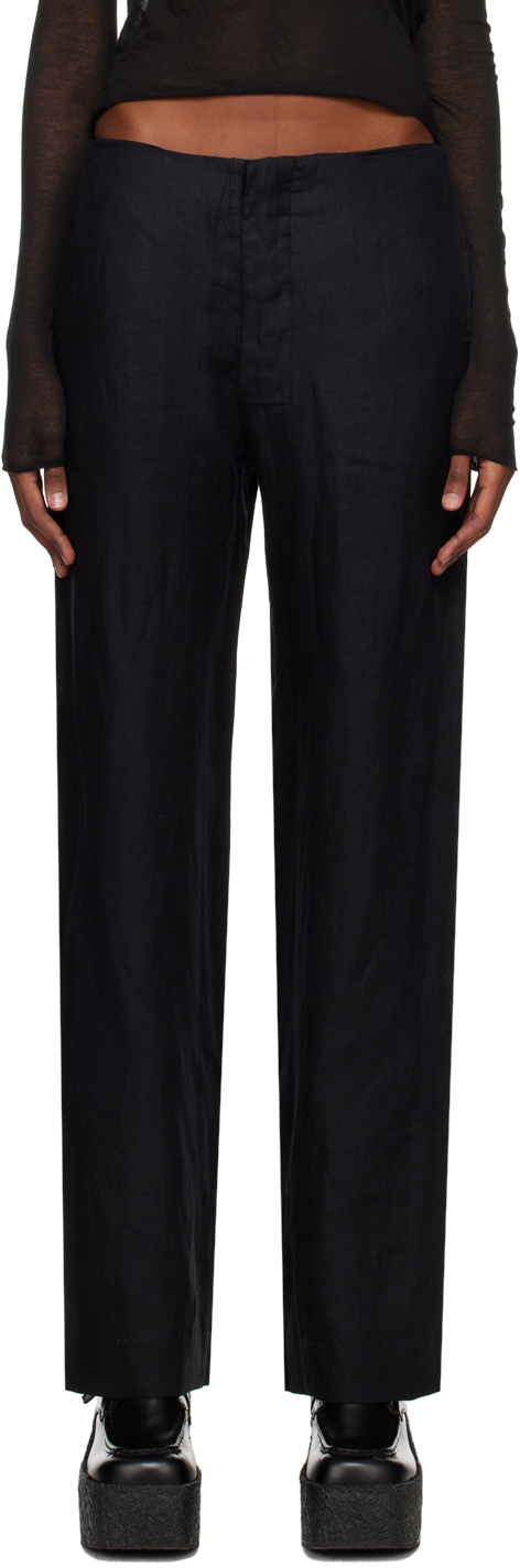 Gabriela Coll Garments Black No.205 Trousers