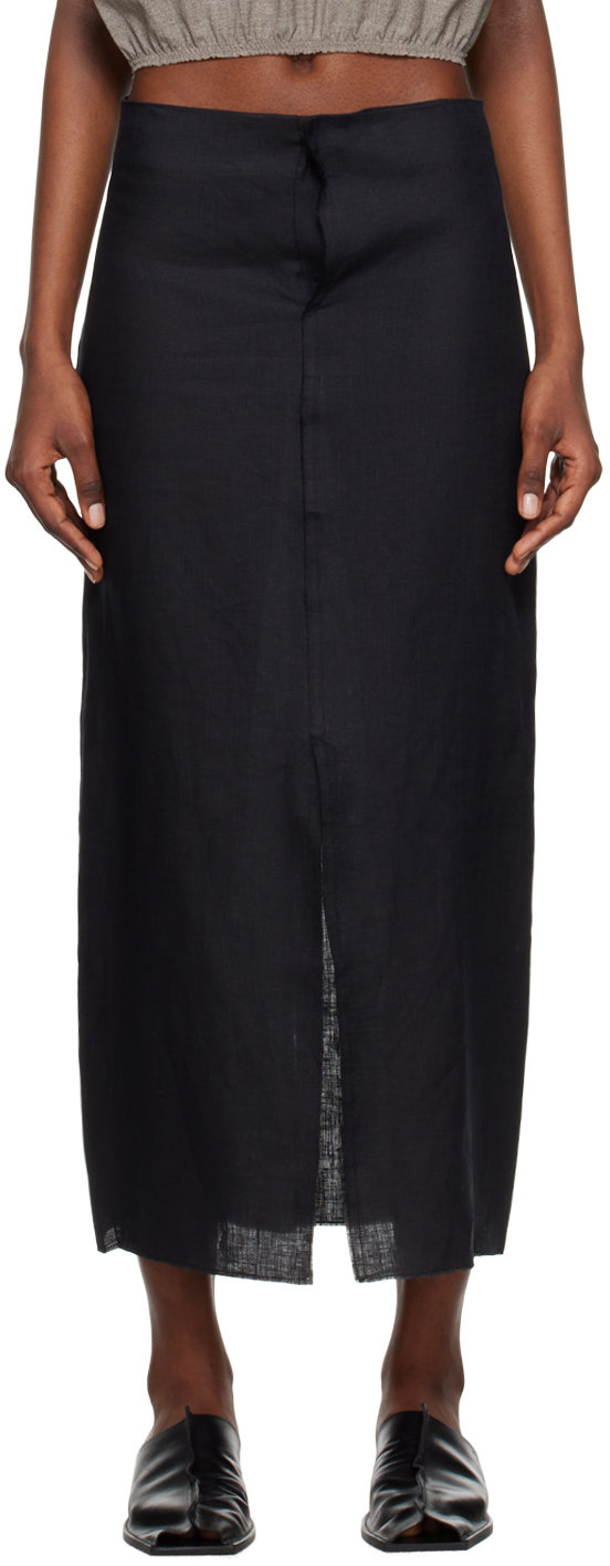 Black No.208 Maxi Skirt