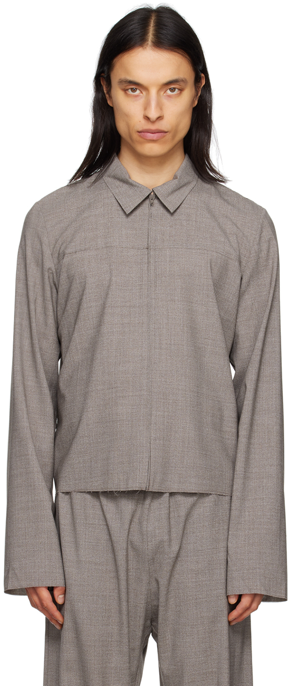 Gabriela Coll Garments: Gray No.222 Jacket | SSENSE