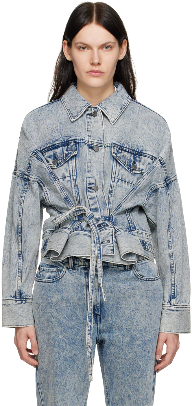 A-COLD-WALL* cotton denim jacket Overdye Denim gray color | buy on PRM