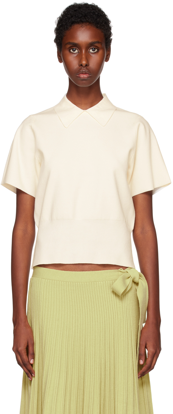 Off-White Spread Collar Polo SSENSE Women Clothing T-shirts Polo Shirts 