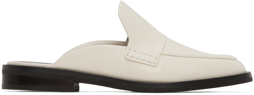 3.1 Phillip Lim Alexa 25mm Leather Loafers In Bone