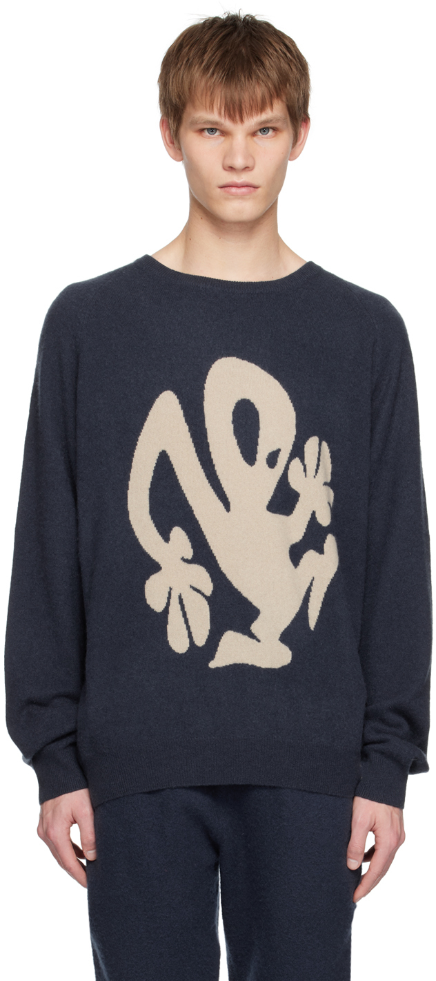 Frenckenberger Navy Richie Hawtin Edition Sweater