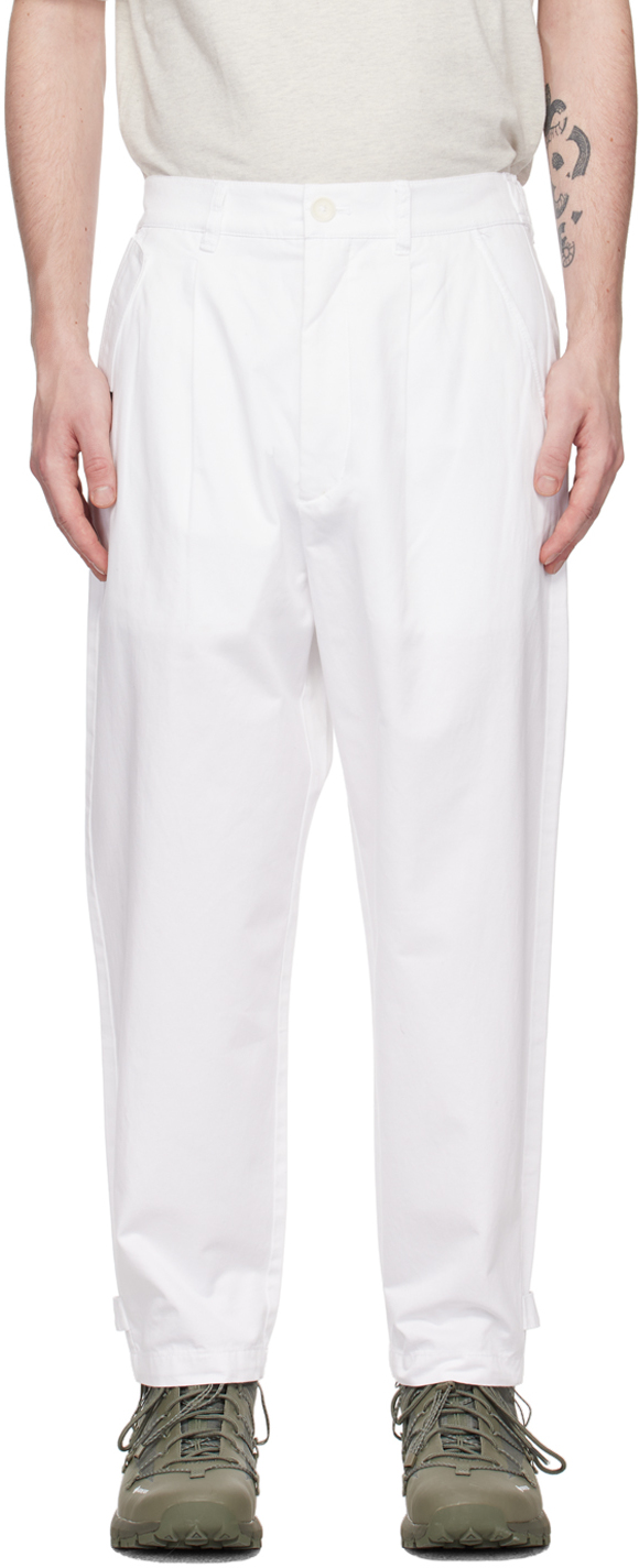 Shop Izzue White Chino Trousers In Whr