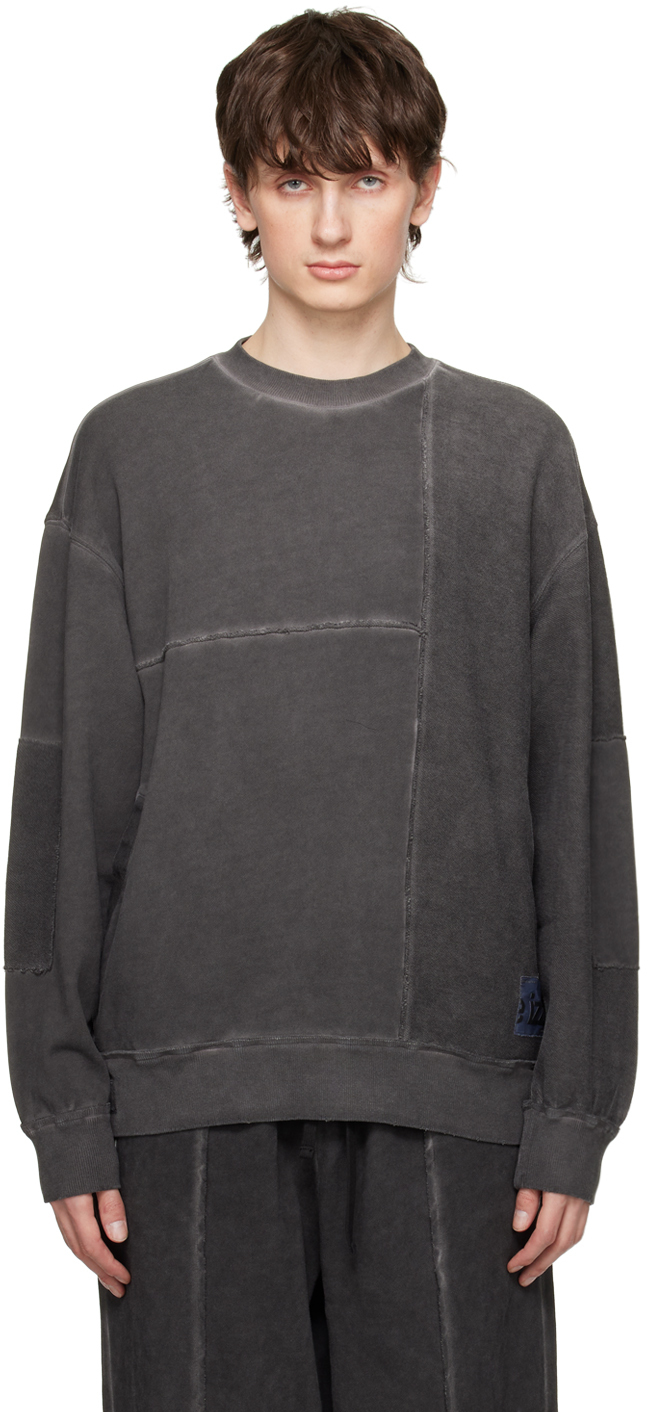 Gray Cold-Dyed Sweatshirt