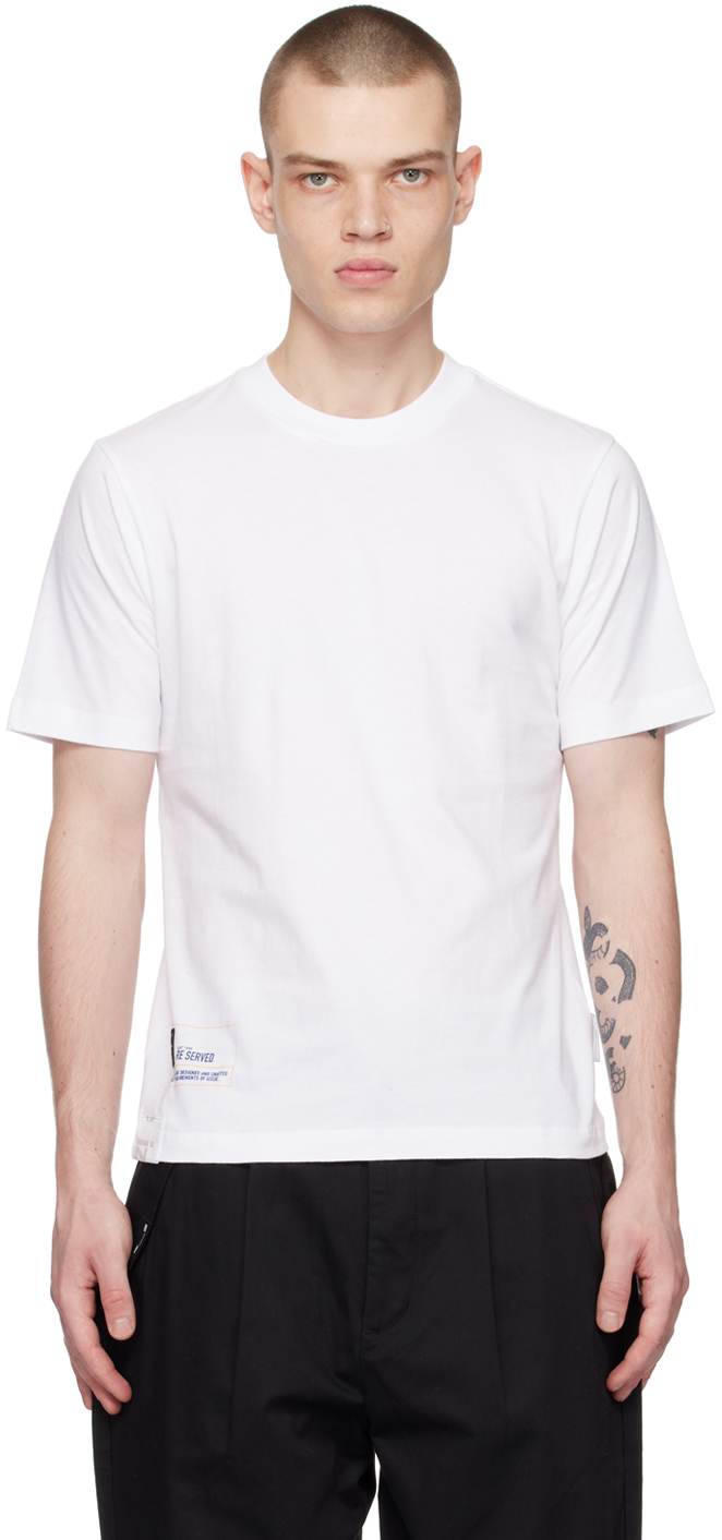 Izzue: White Crewneck T-Shirt | SSENSE Canada