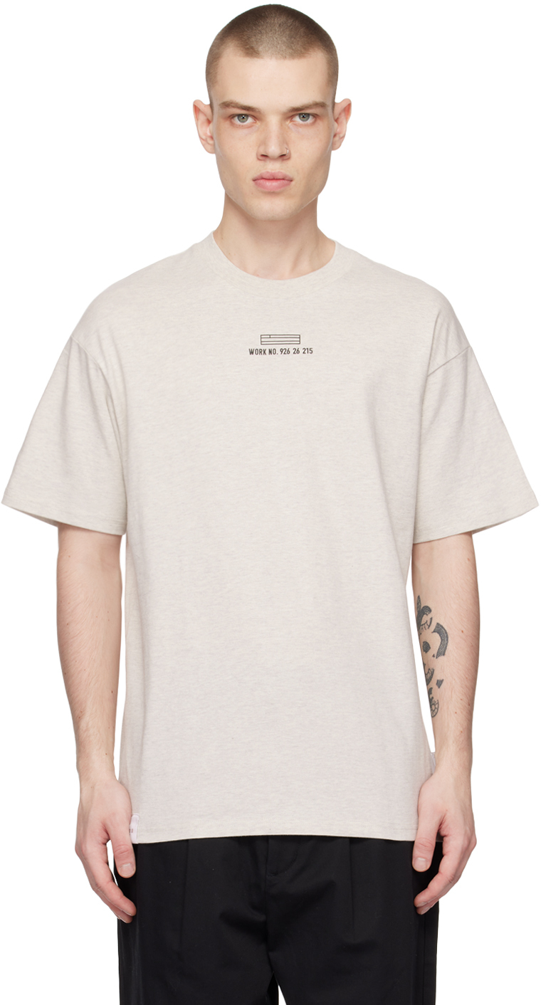 Izzue: Gray Crewneck T-Shirt | SSENSE