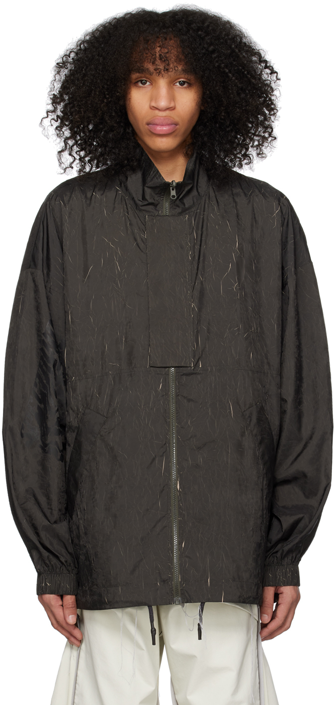 A. A. Spectrum Brown & Beige Alleycat Reversible Jacket In Deep Brown
