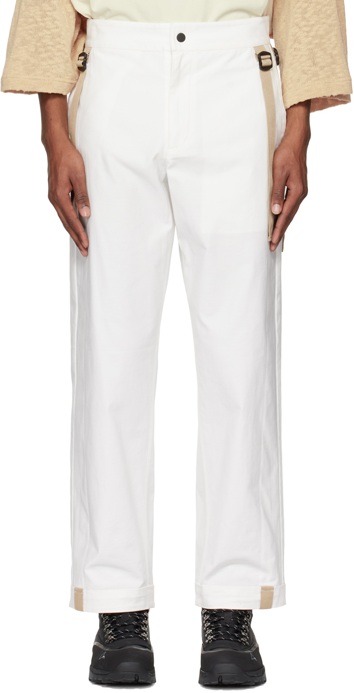 A.A. Spectrum A. A. Spectrum White Blinders Trousers