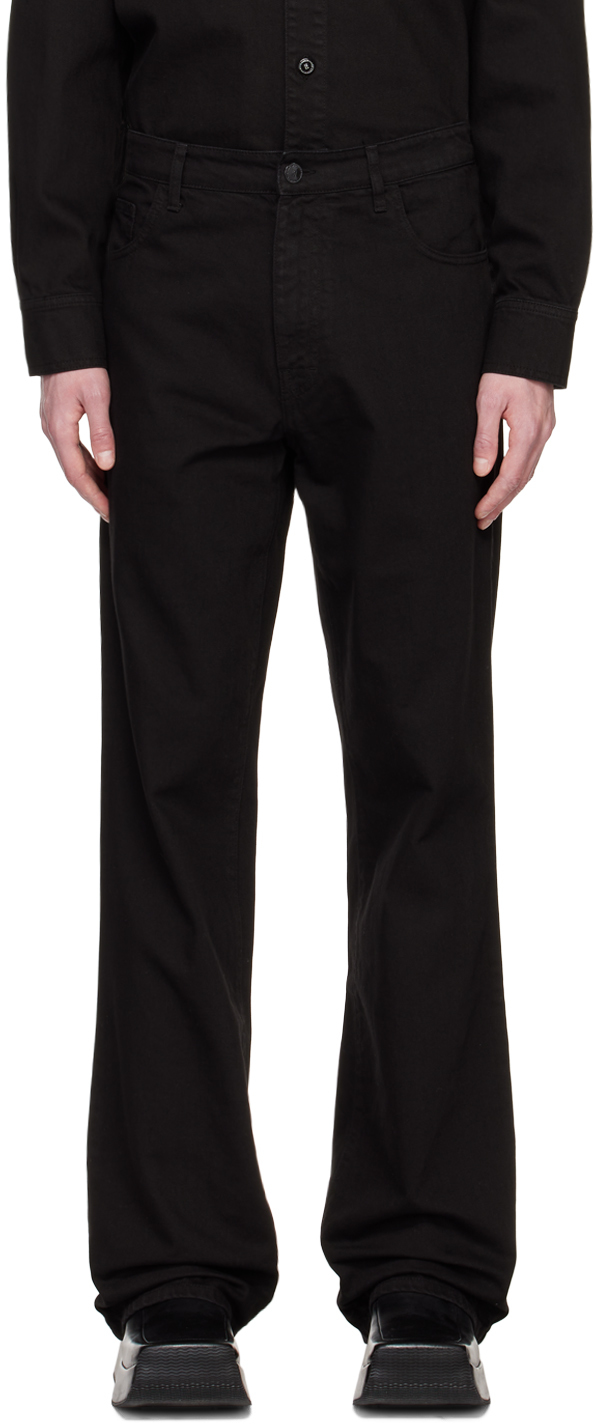 Black Workwear Jeans by Raf Simons on Sale