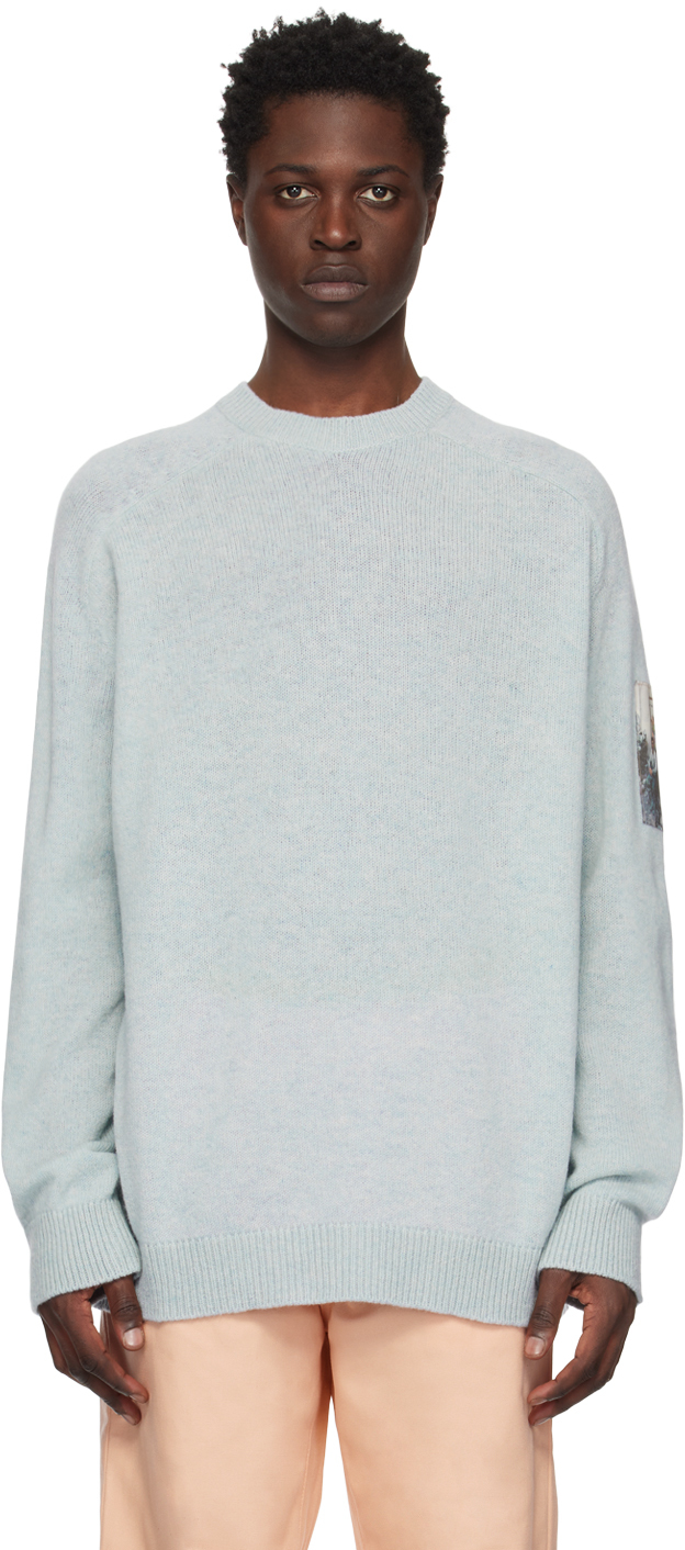 Blue Patch Sweater