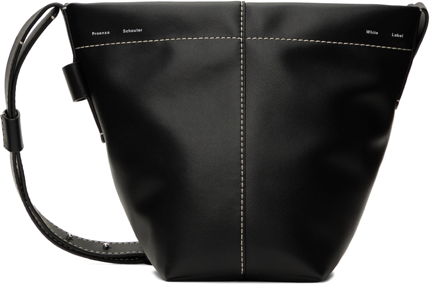 Proenza Schouler Black  White Label Barrow Bag In 001 Black