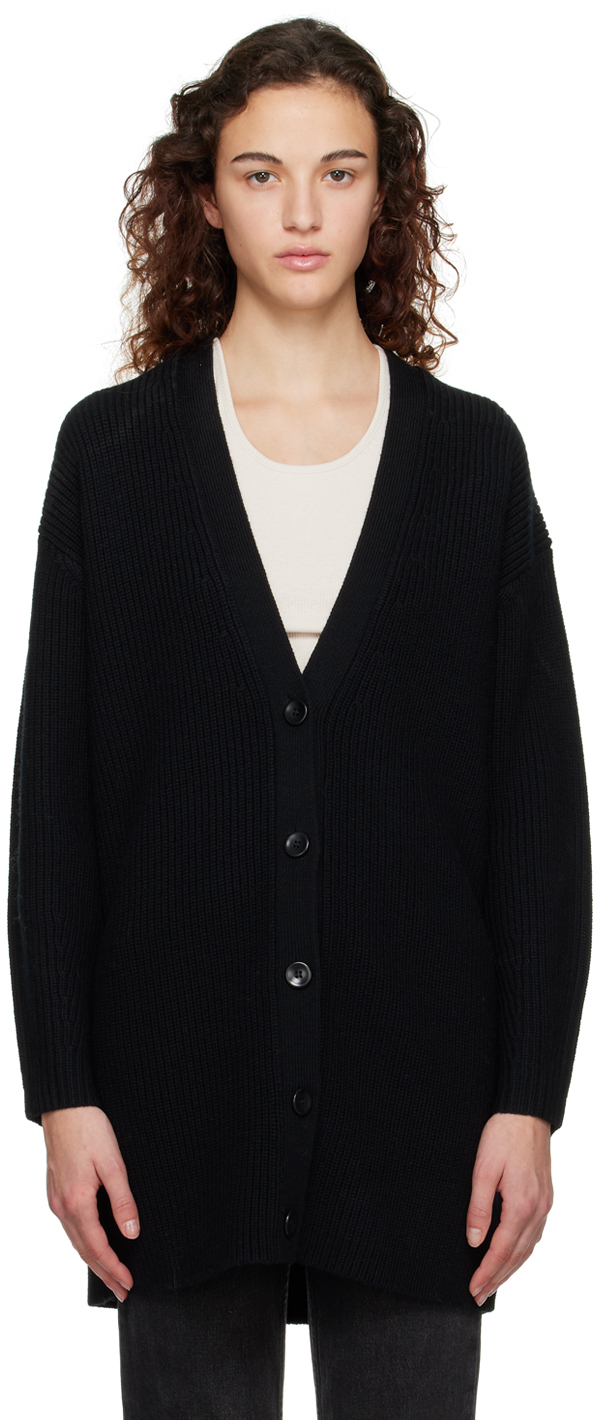 Proenza Schouler White Label fine-knit cardigan - Black