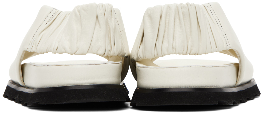 Proenza Schouler Off-white Slingback Fuss Sandals In 101 Natural
