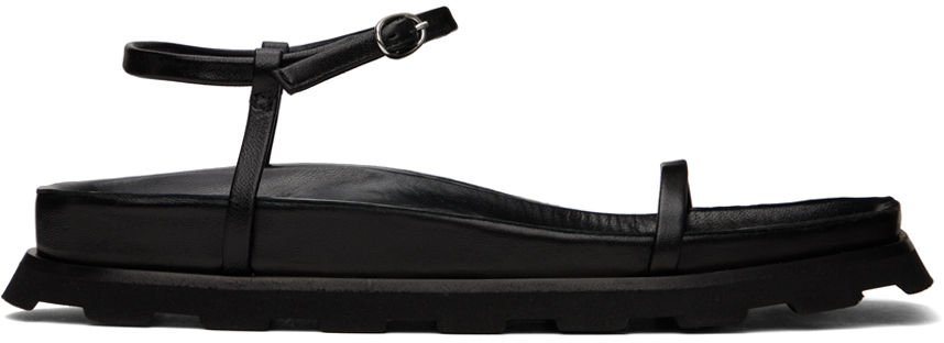 Shop Proenza Schouler Black Forma Sandals In 17040-001-black