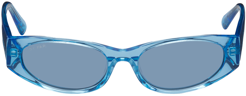 BY FAR Blue Rodeo Sunglasses