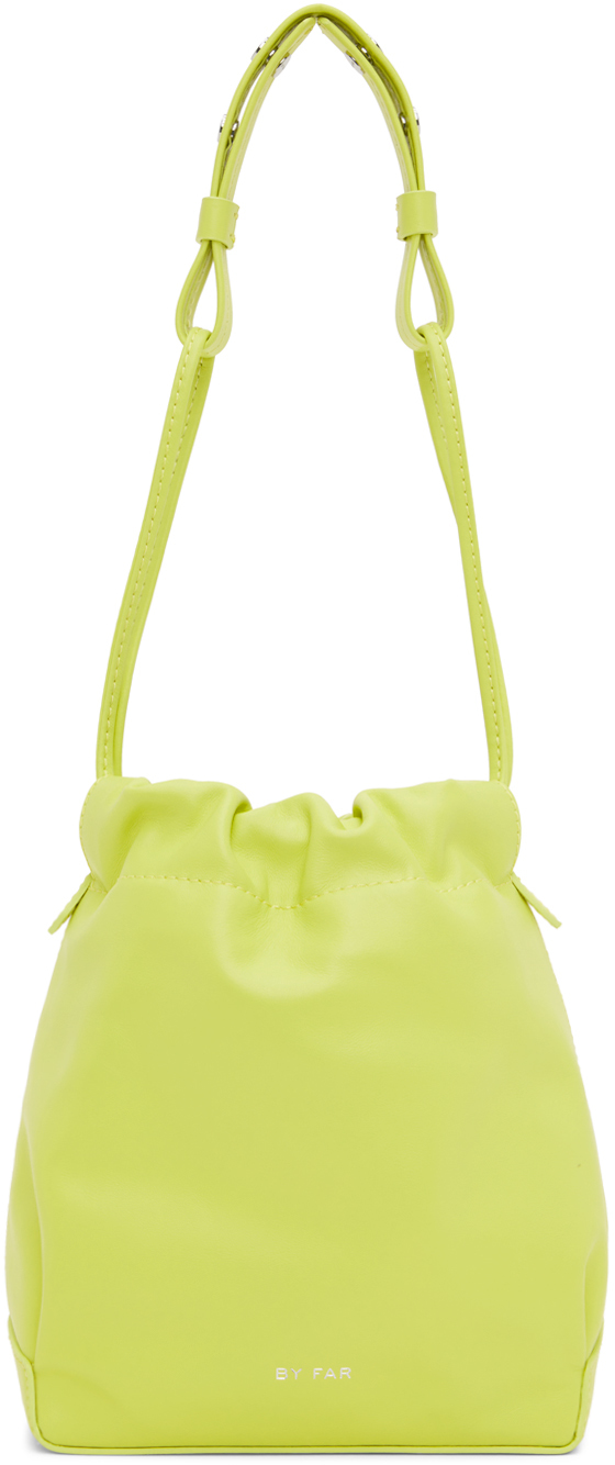 Shop By Far Yellow Mons Bag In Apl Apple