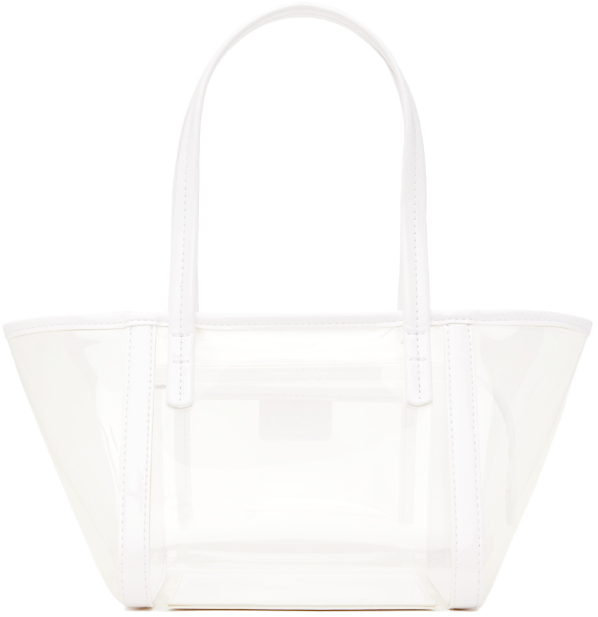 White Bar Tote