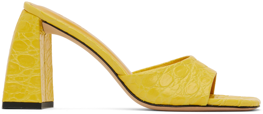 By Far Yellow Michele Mules In Duk Duckling