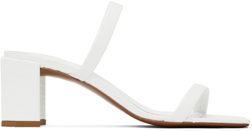 By Far White Tanya Sandals In Wh White