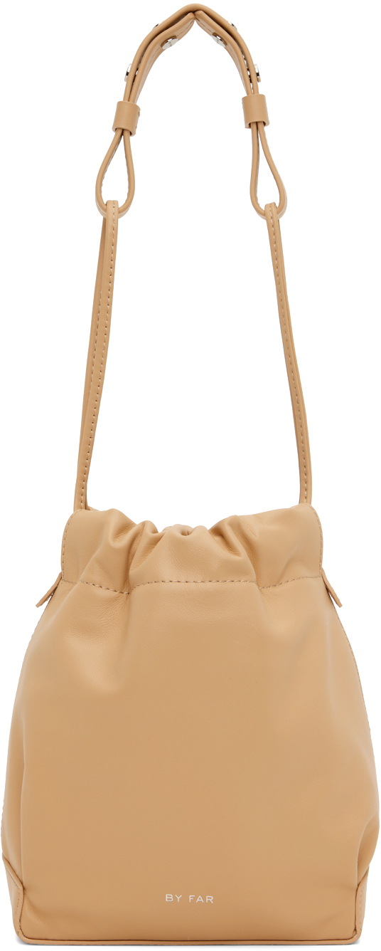 by far ssense exclusive beige mons shoulder bag