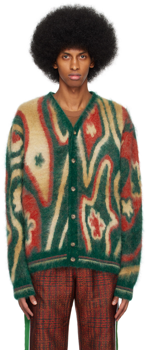 Ahluwalia: Multicolor Ongoye Cardigan | SSENSE