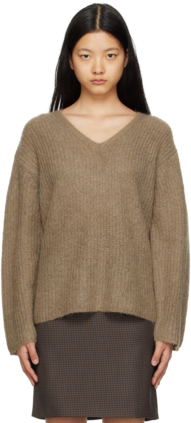 by Malene Birger: Brown Dipoma Sweater | SSENSE