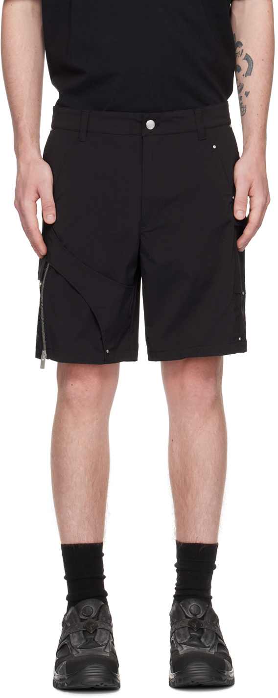 Heliot Emil Cargo Shorts In Black